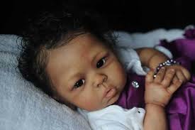 20 Cute Black Girl Newborn Doll Full Body Silicone Reborn Baby Lifelike Toy Silicone Reborn Babies American Baby Doll Real Life Baby Dolls