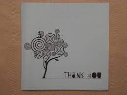 Spend as little or as much time as you want to make the graphic your own. Abstract Concept Make Your Own Thank You Cards Tree Picture Shocking Hand Drawing Black Colo Thank You Card Design Personalized Thank You Cards Thank You Cards