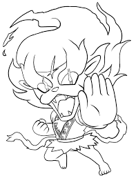 While walking around town one day, 5th grader amano keita notices a bizarre capsule toy machine in the woods and decides to buy a toy. Ausmalbilder Feulion Von Yo Kai Watch