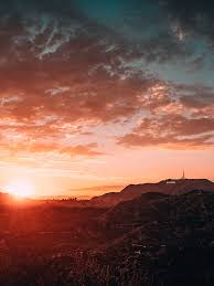 See the best sunset wallpaper desktop collection. Hd Wallpaper Nature Hollywood Sunrise Los Angeles Sky Sunset Cloud Sky Wallpaper Flare