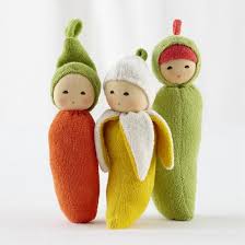 Yellow Banana Baby Rattle Baby Rattle Organic Plush Toys Rattles