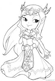For boys and girls, kids and adults, teenagers and toddlers, preschoolers and older kids at school. Zelda Coloring Pages Princess Zelda Toon Coloring4free Coloring4free Com
