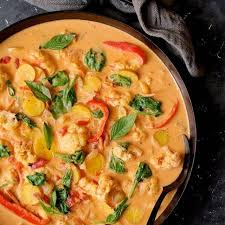Vegan Thai Red Curry With Cauliflower And Potatoes Recipe Yummly Recipe Vegan Thai Red Curry Recipe Vegitarian Recipes