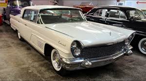 Flatter front bumpers were fitted with dagmars, the continental badging was restyled with mark v badging moved to the rear fenders, and four horizontal chrome spears were added. 1960 Lincoln Continental Mark V At Country Classic Cars Youtube