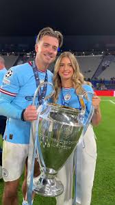 Jack Grealish Champions League Trophy and Fans