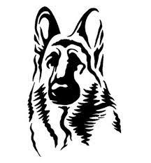 9 4 15 2cm German Shepherd Shepard Dog Car Sticker Car Styling Window Decorative Decals Black Silver German Shepherd Tattoo German Shepherd Art Dog Tattoo