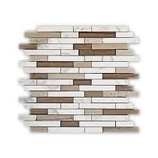 Let creams and beiges combine in a classic subway tile with natural stone veining for a more traditional pattern. Jl Tile Miami Backsplash Tile 12 In X 12 In Stone Beige 10 Pack Jl102 Reno Depot