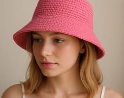 Crochet Bucket Hat Pattern Summer Wide Brim Hat Tutorial Digital PDF for  Women DIY Handmade Accessories Beginner Friendly Sun Hat Project