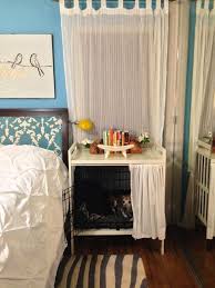 What to put in a dog crate an empty crate is hardly the pleasant and welcoming place you and your dog want it to be, so you'll want to place a few things having the crate in your bedroom will also allow you to hear your dog if she gets restless during the night and needs to be taken to her potty area. 21 Ikea Hacks Your Pets Will Appreciate Diy Dog Crate Diy Dog Stuff Dog Crate