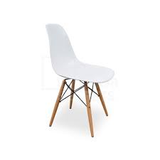 Set Of 6 Dsw Dining Side Chair Eames Replica Maple Legs White Leather Dining Room Chairs Fabric Dining Chairs Side Chairs Dining