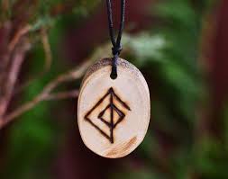 Runes started in 150 a.d. Viking Runes Necklace Love Amulet Attraction Love Charm Norse Wicca Viking Runes Runes Garnet Birthstone Jewelry
