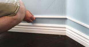 Bulk Up Your Baseboards With Paint And Extra Trim Instead Of Replacing Them Home Diy Home Goods Decor Home Upgrades
