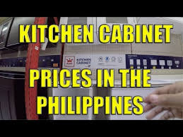 Custom cabinets cases are built from plywood and doors are made from solid wood. Kitchen Cabinet Prices In The Philippines Youtube
