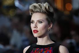Actress scarlett johansson has recently chopped off her hair into a stylist undercut similar to miley cyrus. 1280x2120 Scarlett Johansson In Short Hair Iphone 6 Plus Wallpaper Hd Celebrities 4k Wallpapers Images Photos And Background