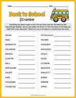 Free spelling and coloring worksheets our series of spelling and coloring worksheets focus on learning the correct spelling of a single word through repetition. Word Scrambles Printable Puzzles