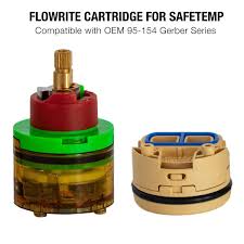 Flowrite Replacement 95 152 95 154 Gerber Safetemp 2 Single Handle Shower Cartridge Assembly For Gs 105 Faucet Re In 2020 Faucet Repair Shower Repair Plumbing Repair
