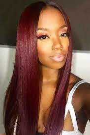 How do you apply burgundy hair color? Deep Burgundy Hair Color On Dark Skin