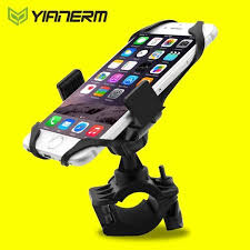 Yianerm Mtb Bike Phone Holder Secure Band Clip Grip Bicycle Handlebar Phone Mount Bracket For Iphone 6 6s 7 Plus Samsung Gps Phone Holder Phone Mount Bicycle Handlebars