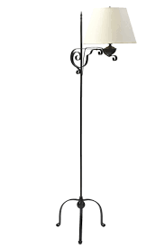 Sold Colonial Style Iron Bridge Lamp Appleton Antique Lighting Iron Floor Lamp Wrought Iron Floor Lamps Lamp