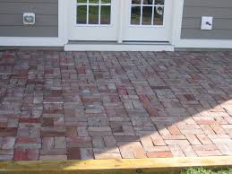 Maybe you would like to learn more about one of these? Goodbye Concrete Hello Reclaimed Brick Patio Reclaimed Brick Patio Concrete Patio Brick Patios