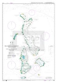 Admiralty Chart 1014 Maldives Maalhosmadulu Atholhu