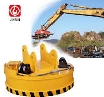 Magnetic Chuck on Excavator Small Electromagnetic Suction ...