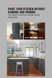 Easy Steps How To Paint Your Kitchen Cabinets Without Sanding And Priming A Game Cha Budget Friendly Kitchen Remodel Update Kitchen Cabinets Kitchen Cabinets