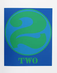 Robert Indiana Number 2 Serigraph From The American Dream Portfolio By Robert Indiana Serigraph Screen Printing Indiana