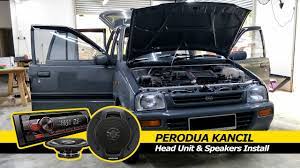Perodua Kancil Pioneer Deh S1150ub Head Unit And Alpine Spj 161c2 Install Youtube