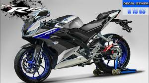 Kali ini motoblast akan membuatkan modifikasi striping untuk all new yamaha r15 v3 warna dasar hitam atau apa saja dengan tema decal stiker fullbody drift monster green lime, monggo di intip. Top Kumpulan Stripping Stiker Yamaha R15 V2 Youtube