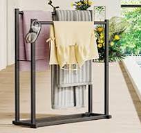 Amazon.com: Honiter Towel Racks for Bathroom, 2 Tiers Wider ...