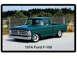 1972 Ford F 100 Pickup Truck Refrigerator Tool Box Magnet Gift Card Insert Ebay Ford Trucks Classic Ford Trucks Classic Trucks