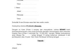Contoh surat permohonan pembayaran pengadaan jasa. Contoh Surat Pernyataan Pelunasan Hutang Pada Bank Cute766