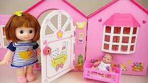 Baby Doll Babysitter And Refrigerator Kinder Joy Toys Youtube Baby Doll House Baby Toys Baby Dolls