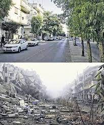 Der krieg in syrien zieht sich hin, aber es gibt kleine hoffnungsschimmer für diejenigen, die sich versöhnung wünschen. Syrien Vorher Nachher Wo Wurdest Du Leben Wollen Syrien Bilder Fotojournalismus