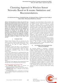 Dah ramai dah ni tanya aku ni asal dari nepal ke? Pdf Clustering Approach In Wireless Sensor Networks Based On K Means Limitations And Recommendations