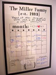 Diy Dry Erase Calendar Family Calendar Dry Erase Board Calendar Dry Erase Calendar