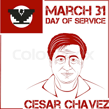 Cesar chavez day commemorates the life and achievements of cesar chavez. Cesar Chavez Day Of Service Vector Stock Vector Colourbox