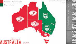 The super bowl is one event that especially attracts thousands of australians. Most Popular Sport In Australia By State Afl Rugby League Most Popular Sports