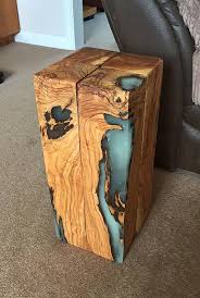 Stunning Epoxy Resin Glow Side Table Side Table Crafty Diy Resin Art