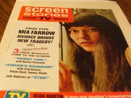 Mia Farrow Covers Screen Stories Magazine November 1968 Elvis Presley | eBay