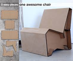5 Piece Cardboard Lounge Chair Cardboard Chair Diy Cardboard Furniture Cardboard Furniture