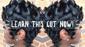 Letting pin curls fall loose from a side part was one of the sexiest 1940's hairstyles. Pin Curls On Pixie Cut Video Black Hair Information