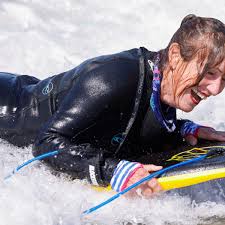 Boogie board fever: Silver-haired ladies cut loose
