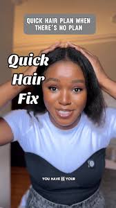 Quick and Easy Natural Hairstyle Tutorial