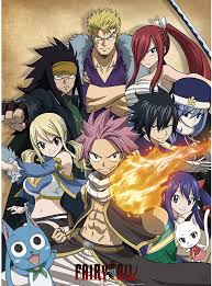 Fairy tail in guild d art signed by hiro mashima and atsuo ueda : Abystyle Fairy Tail Poster Guild 52x38 Amazon Co Uk Kitchen Home