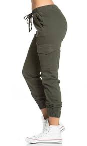 Drawstring Cargo Jogger Pants In Olive Cargo Pants Outfit Jogger Pants Style Jogger Pants Outfit