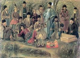 Iranian Musicians By Kamal Al Molk Oriental Art Art Through The Ages Illustration Art