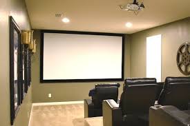 The Best Projector Screen For Most People Reviews By Wirecutter The Best Projector Screen For M Diy Outdoor Movie Screen Home Theater Lighting Bars For Home