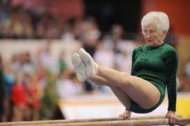86 Year Old Gymnast Does Backflips And Headstands Gymnastics People Old People